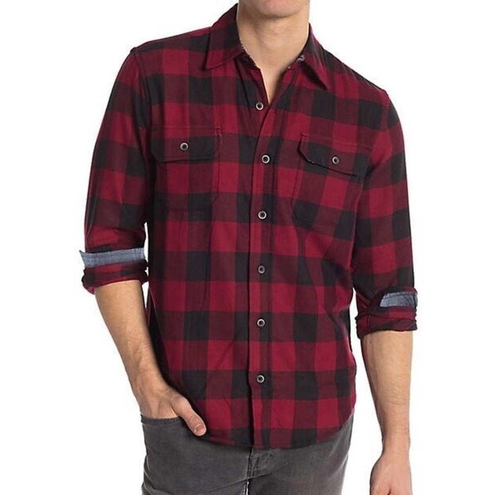 NWT Tailor Vintage Buffalo Performance Flannel